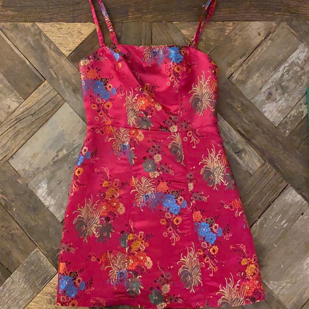UO Shiny Patterned Dress